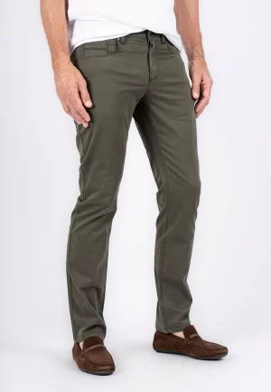 Pre End 6000130 19-0414 Becker 5-pocket Ανδρικό Ελαστικό Παντελόνι Βαμβακερό Σε Ίσια Γραμμή Πράσινο Σκούρο