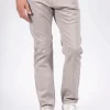Pre End 6000130 15-0000 Dove Becker 5-pocket Ανδρικό Παντελόνι Ελαστικό Βαμβακερό Σε Ίσια Γραμμή Μπέζ Ανοιχτό 11