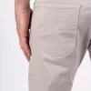 Pre End 6000130 15-0000 Dove Becker 5-pocket Ανδρικό Παντελόνι Ελαστικό Βαμβακερό Σε Ίσια Γραμμή Μπέζ Ανοιχτό 15