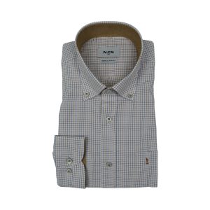 NCS N126-0054   Ανδρικό Βαμβακερό  Πουκάμισο Σε Κανονική  Γραμμή Λευκό