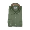 NCS N126-600-12 Green Ανδρικό Βαμβακερό oxford Πουκάμισο Σε Κανονική Γραμμή Πράσινο 11