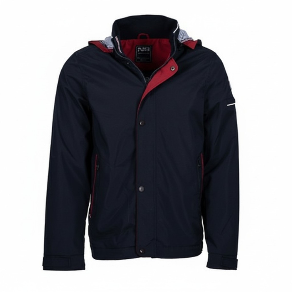 MPOYFAN (2) North Star 502J12-BLUE Ανδρικό Μπουφάν Με Αποσπώμενη Κουκούλα Εποχή Άνοιξη Καλοκαίρι Μπλέ 4