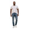 Cabell 334-D-2 -Ανοιχτό Ανδρικό Ελαστικό Παντελόνι τζίν Σε Ίσια Γραμμή Μπλέ 1