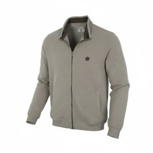 Side Effect ZK-1671-2 Ανδρική Ζακέτα Με Βαμβάκι Σε Κανονική γραμμή Μπέζ