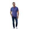 New York Tailors 012.30.POLO BASIC -6 PURPLE Ανδρικό Πικέ Πόλο Μπλουζάκι Βαμβακερό Μωβ 1