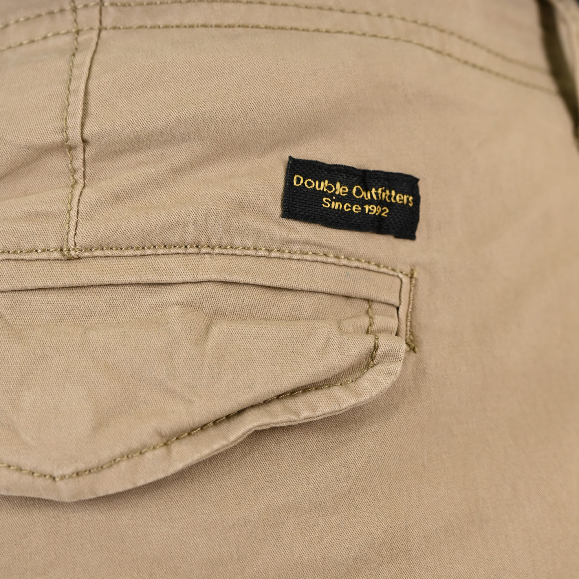 261CCP-4096_5_BEIGE_6 Double 261-CCP-4096 Ανδρικό Παντελόνι Βαμβακερό Cargo Σε Ίσια Γραμμή Μπέζ 9