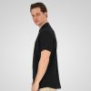 Double 261 GS-5194-Black Ανδρικό Πουκάμισο Με Μάο Γιακά Λινό-Βαμβάκι Μαύρο 11