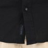 Double 261 GS-5194-Black Ανδρικό Πουκάμισο Με Μάο Γιακά Λινό-Βαμβάκι Μαύρο 13