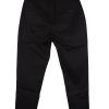 FRANK TAILOR JP156 Ανδρικό Νεανικό Παντελόνι Με Ρεβέρ tailor fit Βαμβακερό Ελαστικό Μαύρο 7
