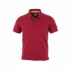 Everbest 262-032-3 BIG Ανδρική Μπλούζα Βαμβακερή Πικέ Με Γιακά Σε Φαρδιά Γραμμή Κοραλλί 1
