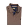 Everbest 262-833-3 big Ανδρική Βαμβακερή Μπλούζα Με Γιακά Σε Φαρδιά Γραμμή Πούρο 12