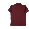 Everbest 262-833-3-BORDEAUX-BIG Ανδρική Βαμβακερή Μπλούζα Σε Φαρδιά Γραμμή Με Γιακά Μπορντό 8
