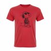Cotton 4all 026-412 snoopy Ανδρικό Βαμβακερό Μπλουζάκι Κόκκινο 8