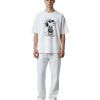 Cotton 4all 26-412 snoopy-white Ανδρικό Βαμβακερό Μπλουζάκι Λευκό 1