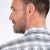 Pre End 6000029 17-5104 Ανδρικό Κοντομάνικο Καρό Πουκάμισο με Βαμβάκι Πράσινο 13